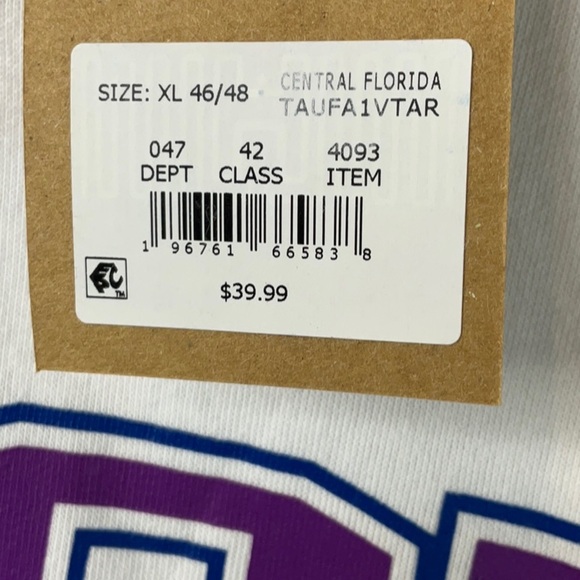 UCF Knights Men’s White Hoodie Size XL - Picture 7 of 7